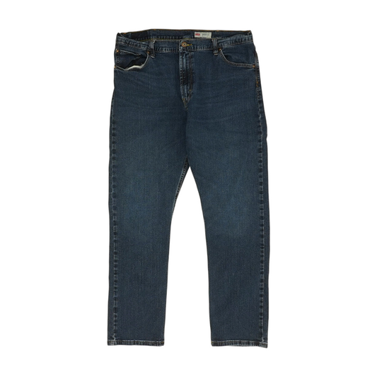 Navy Straight Jeans