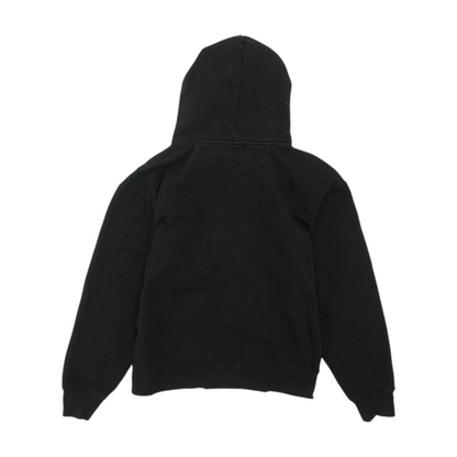 Black Solid Hoodie Pullover