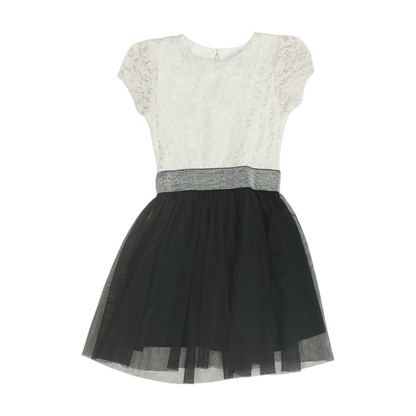 Black Color Block Dress