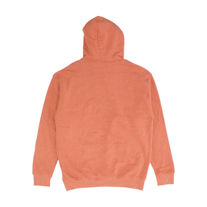 Coral Solid Hoodie Pullover