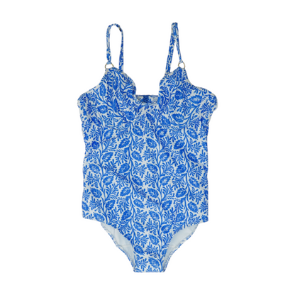Blue Abstract One-Piece
