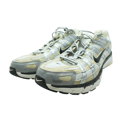 P-6000 Coconut Milk Metallic Athletic Shoes