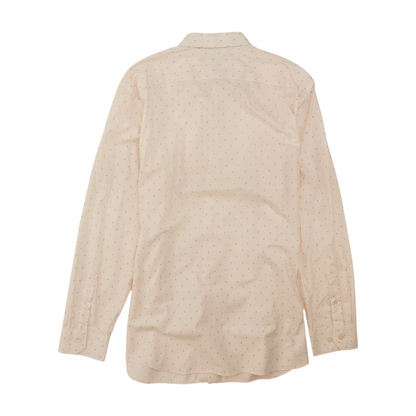 Pink Print Long Sleeve Button Down