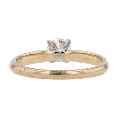 1/2 ct 14K Yellow Gold Diamond Engagement Ring