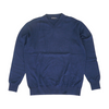 Navy Solid Pullover Sweater