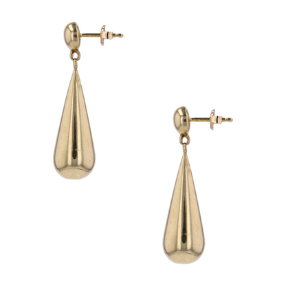 14K Yellow Gold Drop Earrings