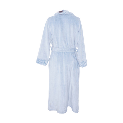Blue Solid Robe