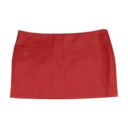 Red Mini Skirt