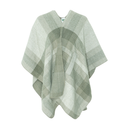 Green Plaid Cardigan Sweater