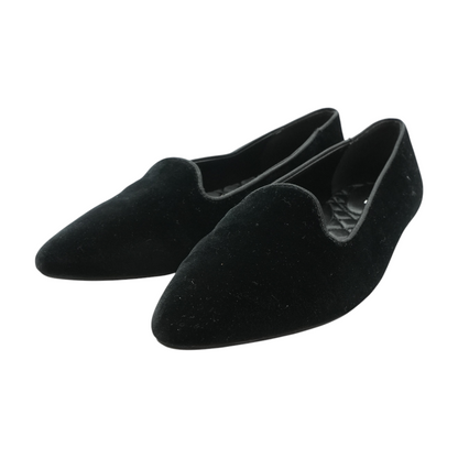 Black Slip-On Flats