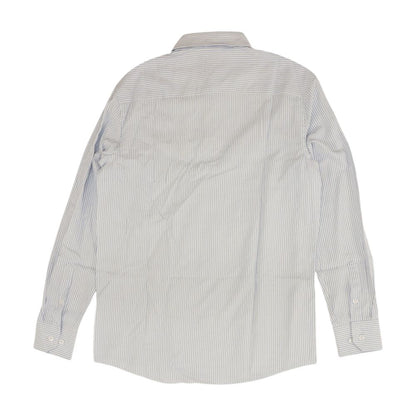 Blue Striped Long Sleeve Button Down