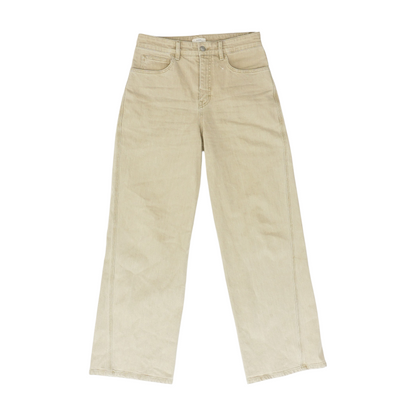 Tan Wide Leg Jeans