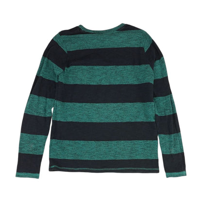 Navy Striped Crewneck T-Shirt