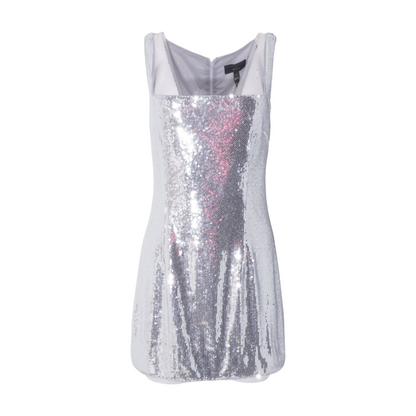 Silver Mini Dress