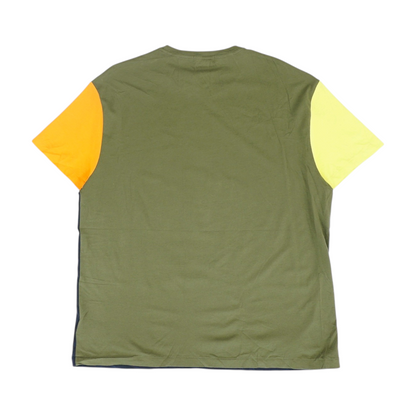 Navy Color Block T-Shirt
