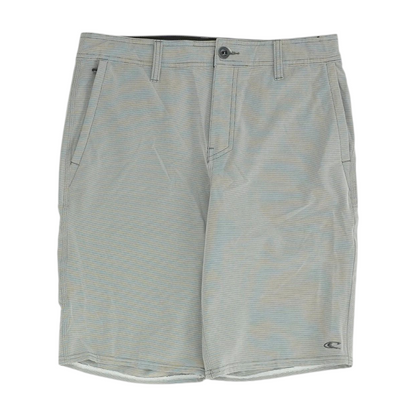Gray Striped Active Shorts