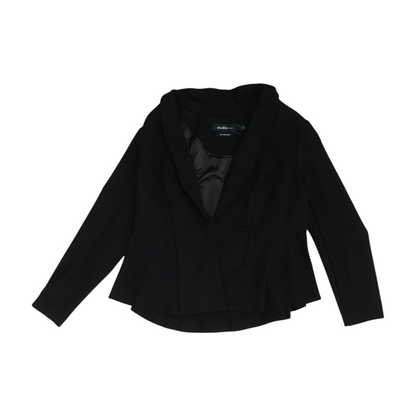 Black Plus Solid Blazer