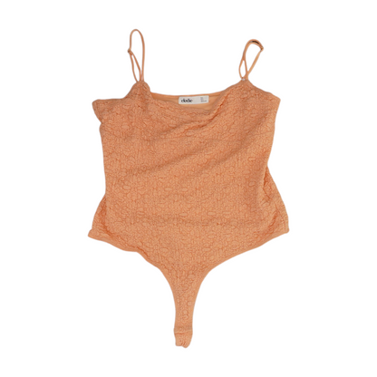 Peach Bodysuit Blouse