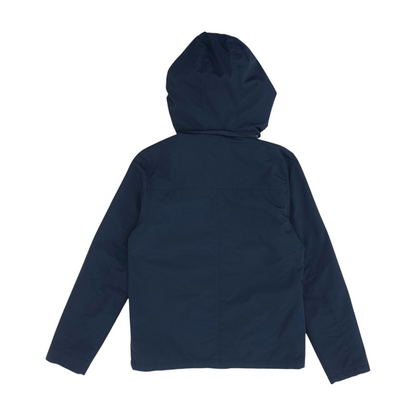 Navy Solid Rain Jacket