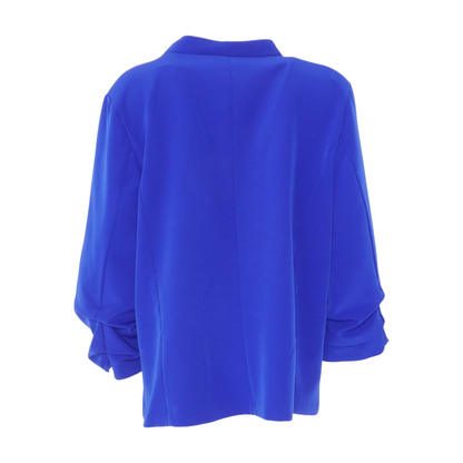 Blue Plus Solid Blazer