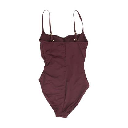Burgundy One-Piece