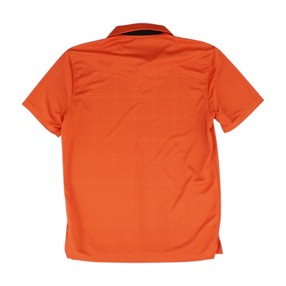 Red Solid Short Sleeve Polo