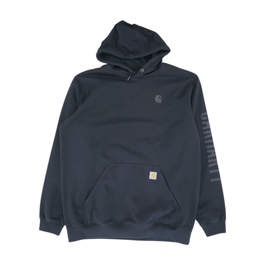 Black Solid Hoodie Pullover