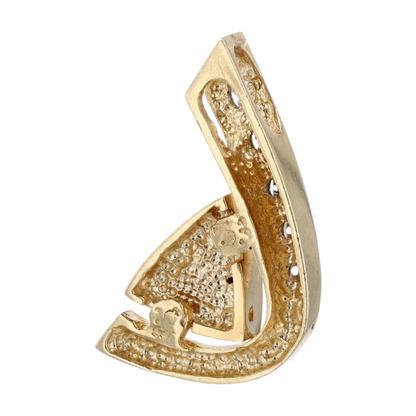 1/3 ctw 14K Yellow Gold Diamond Pendant