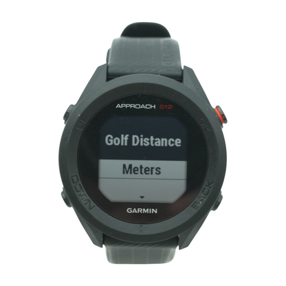 40mm Approach S12 Black Smartwatch Black Band M/L