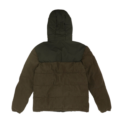 Brown Color Block Jacket