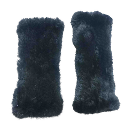 Black Fur Gloves