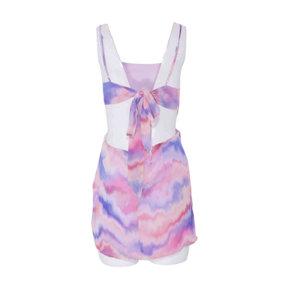 Multi Tie-Dye Mini Dress