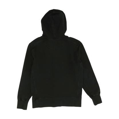 Black Solid Hoodie Pullover