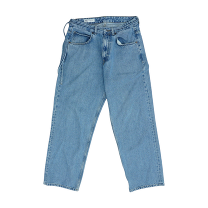 Blue Wide Leg Jeans