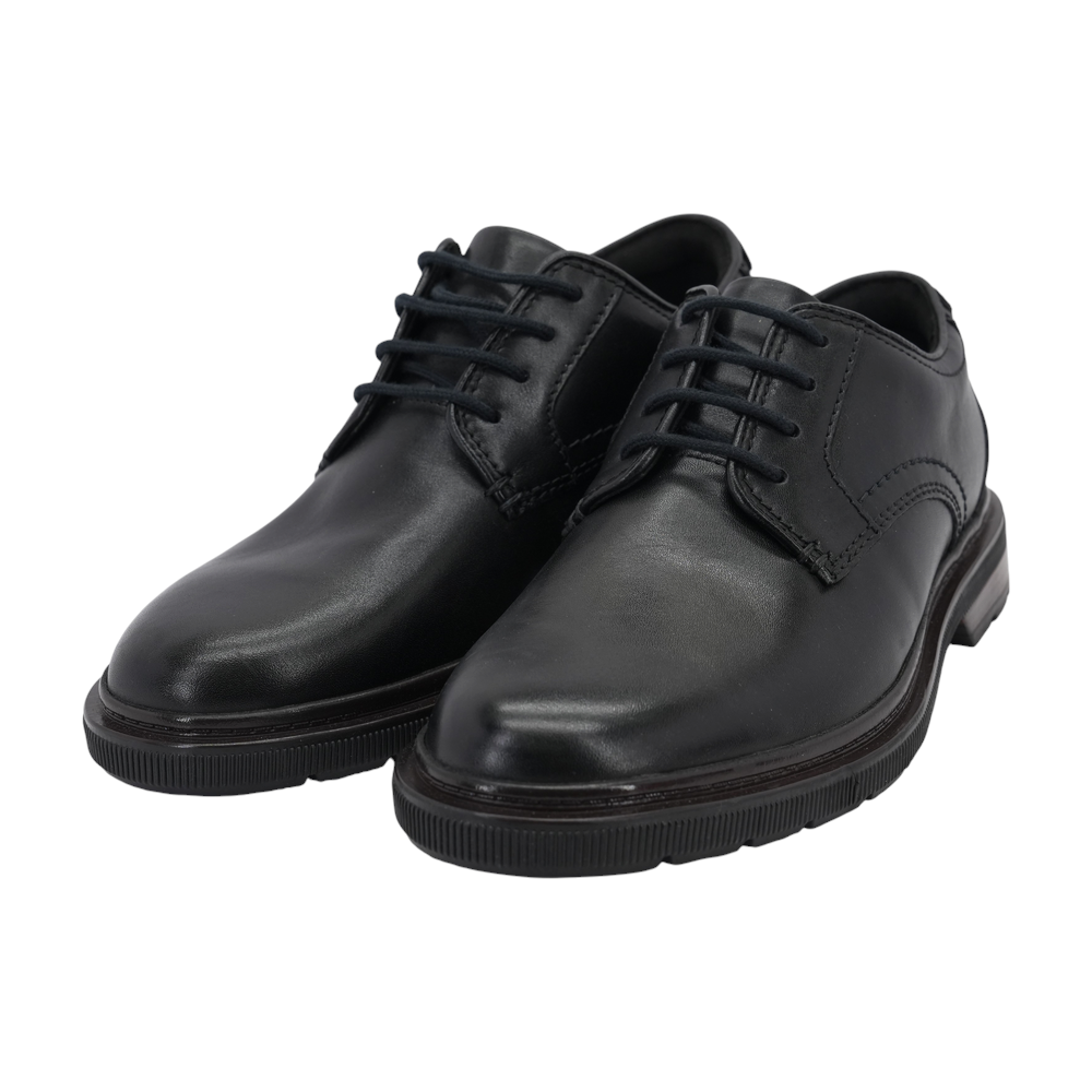 Black Lace-Up Dress Shoes