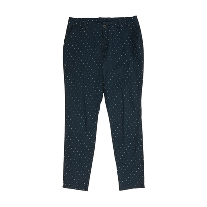 Navy Polka Dot Regular Pants