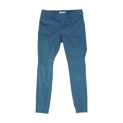 Blue Solid Chino Pants