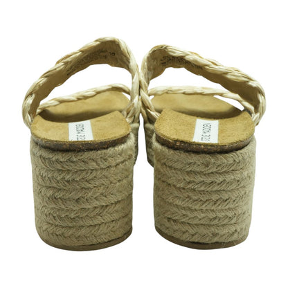 Ivory Platform Sandals