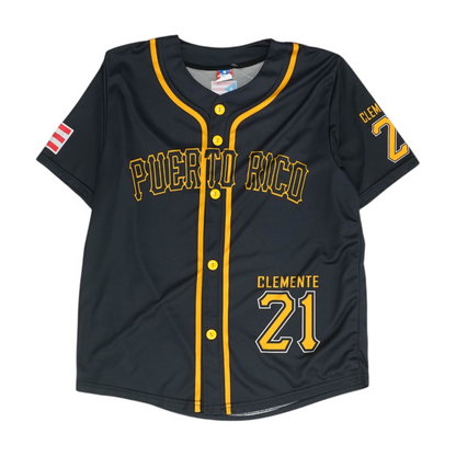 Men's Black Puerto Rico Short Sleeve Jersey