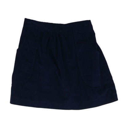 Navy Solid Mini Skirt