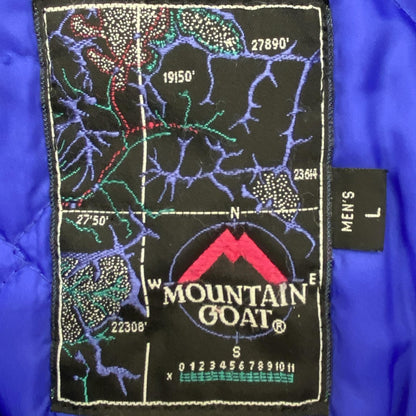Vintage Blue Color Block Jacket