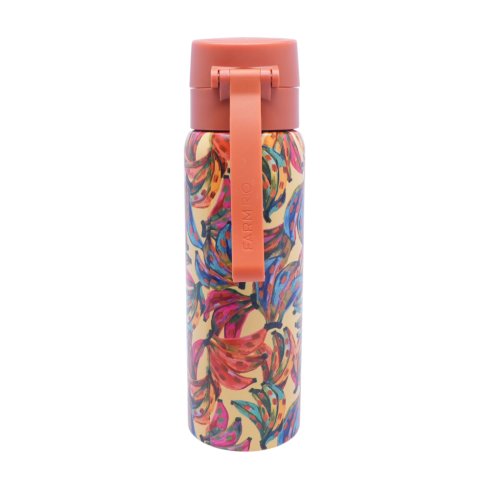 Banana Motif 22 oz Water Bottle