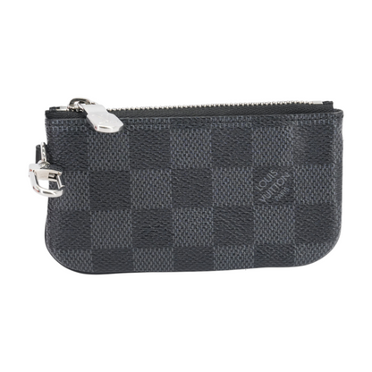 Damier Graphite Clip on Coin Pouch