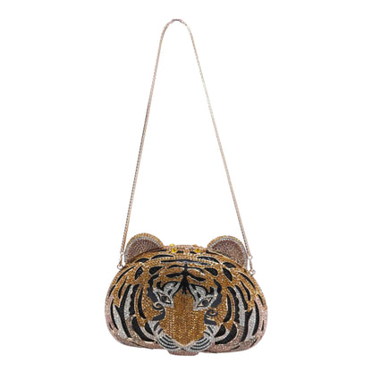 Crystal Tiger Clutch