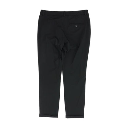 Black Solid Chino Pants