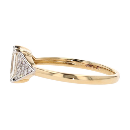1 ctw 14K Yellow Gold Lab Grown Diamond Engagement Ring