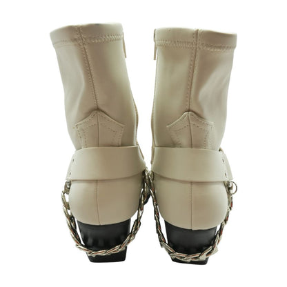 Ivory Ankle Boots