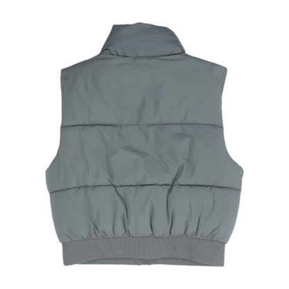 Gray Solid Vest