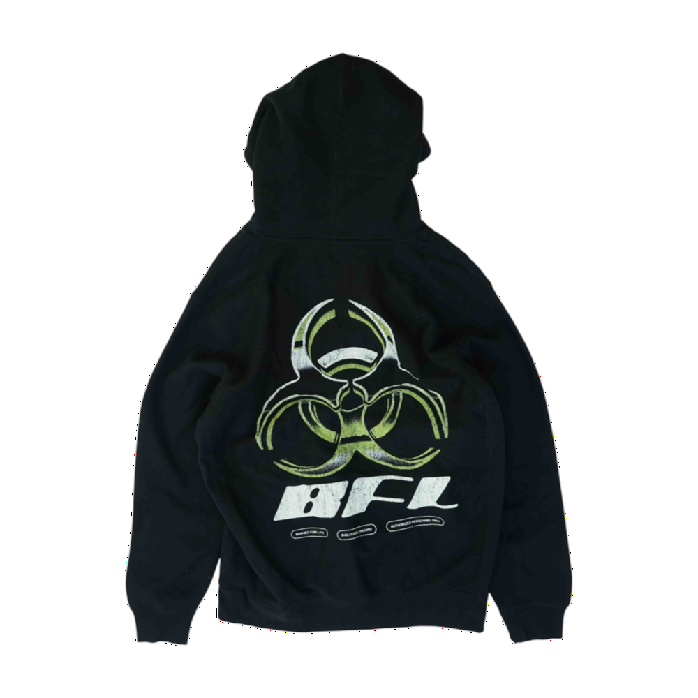 Black Solid Hoodie Pullover