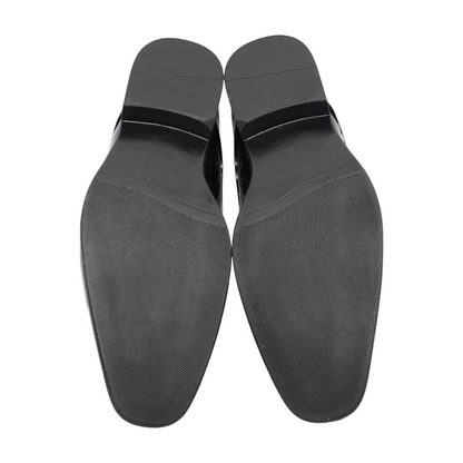 Black Lace-Up Dress Shoes